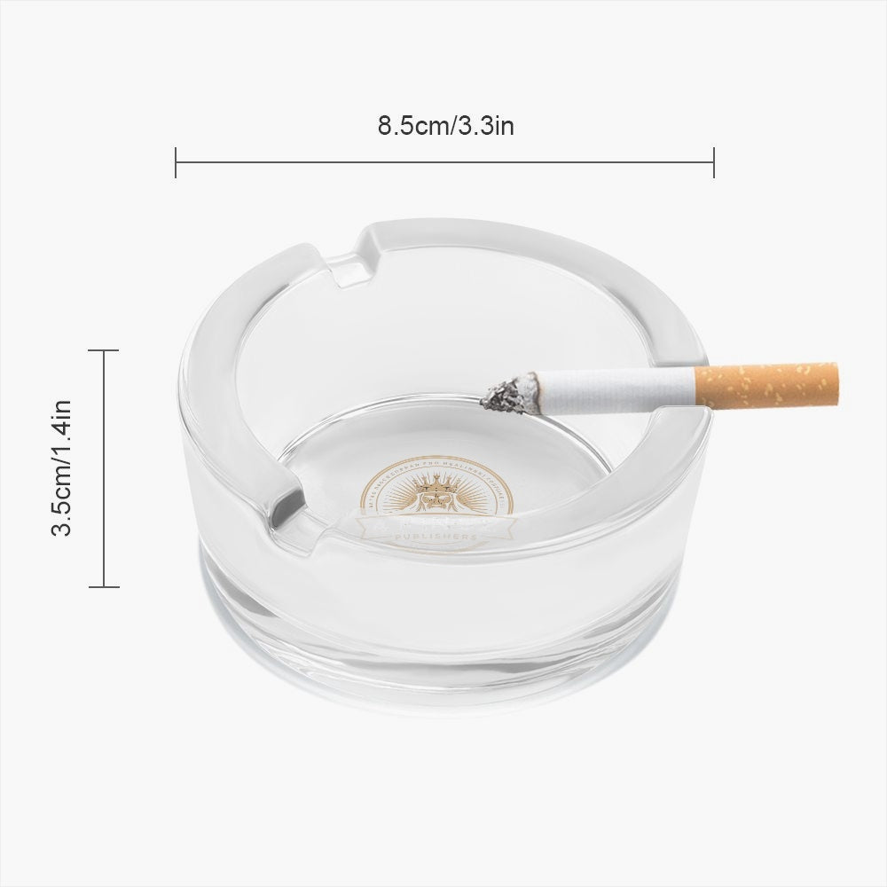4 Kingz publishers Glass Ashtray