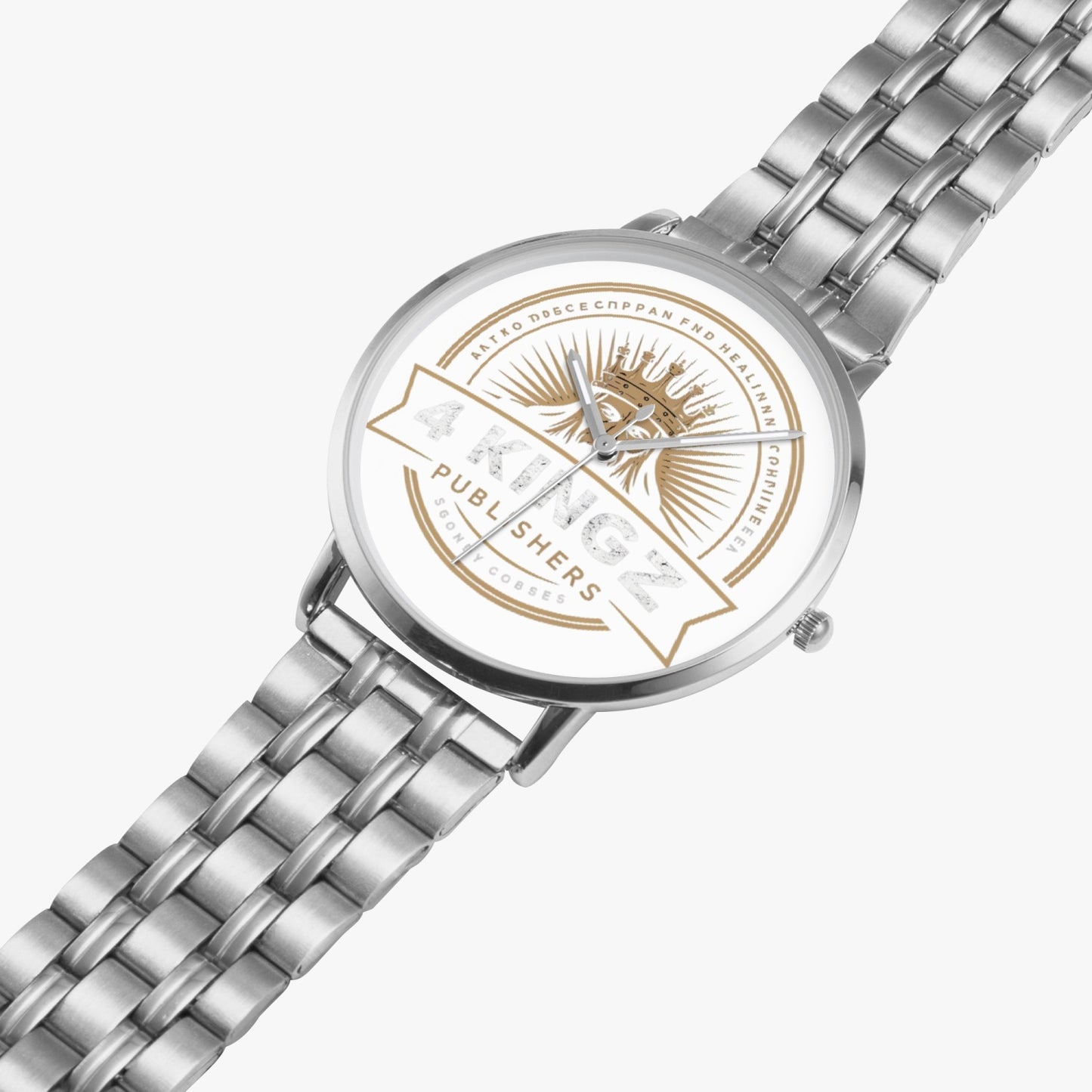 4 Kingz publishers Instafamous Steel Strap Quartz watch