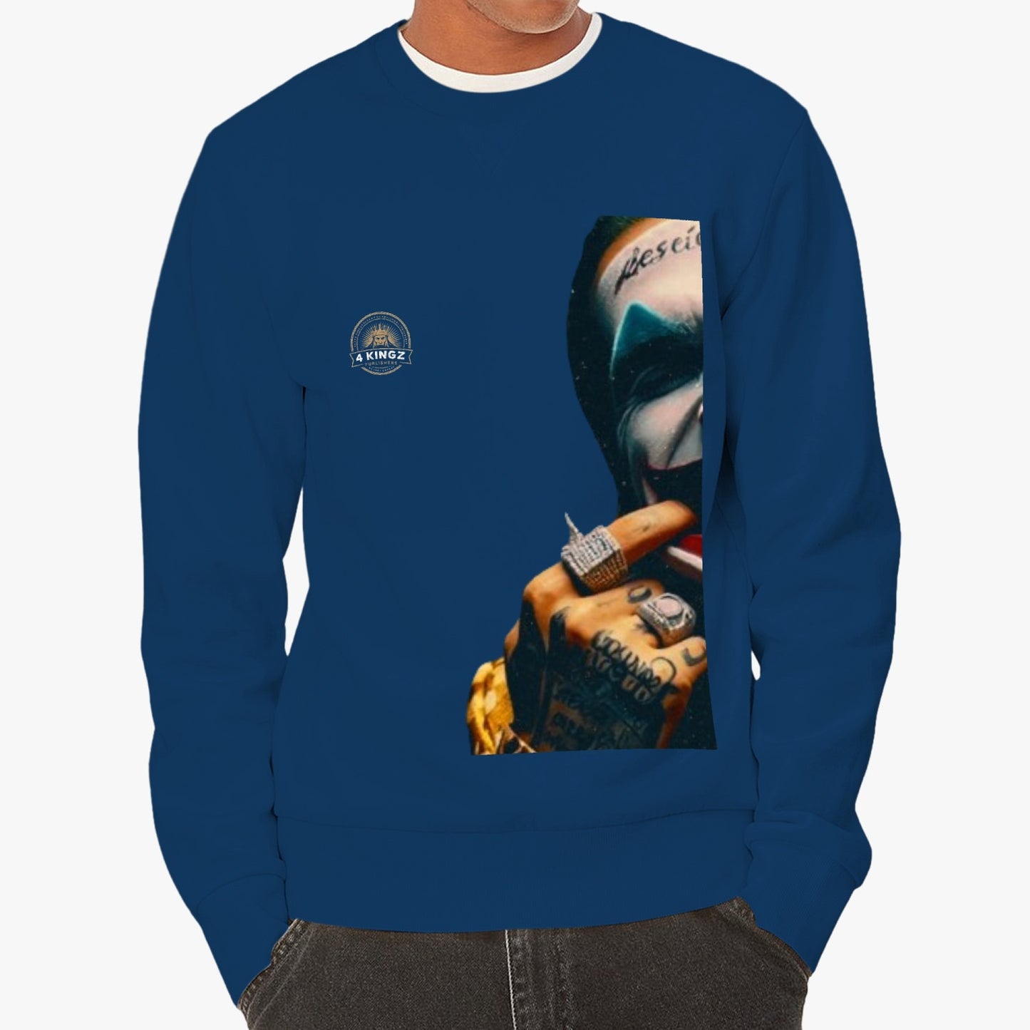 4 Kingz publishers jocker. Unisex Crewneck Sweatshirt