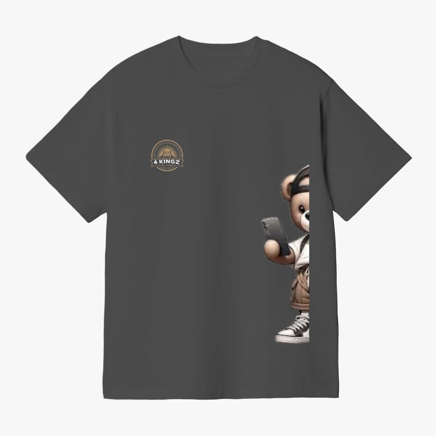4 Kingz publishers teddy bear Unisex Garment-Dyed T-shirt