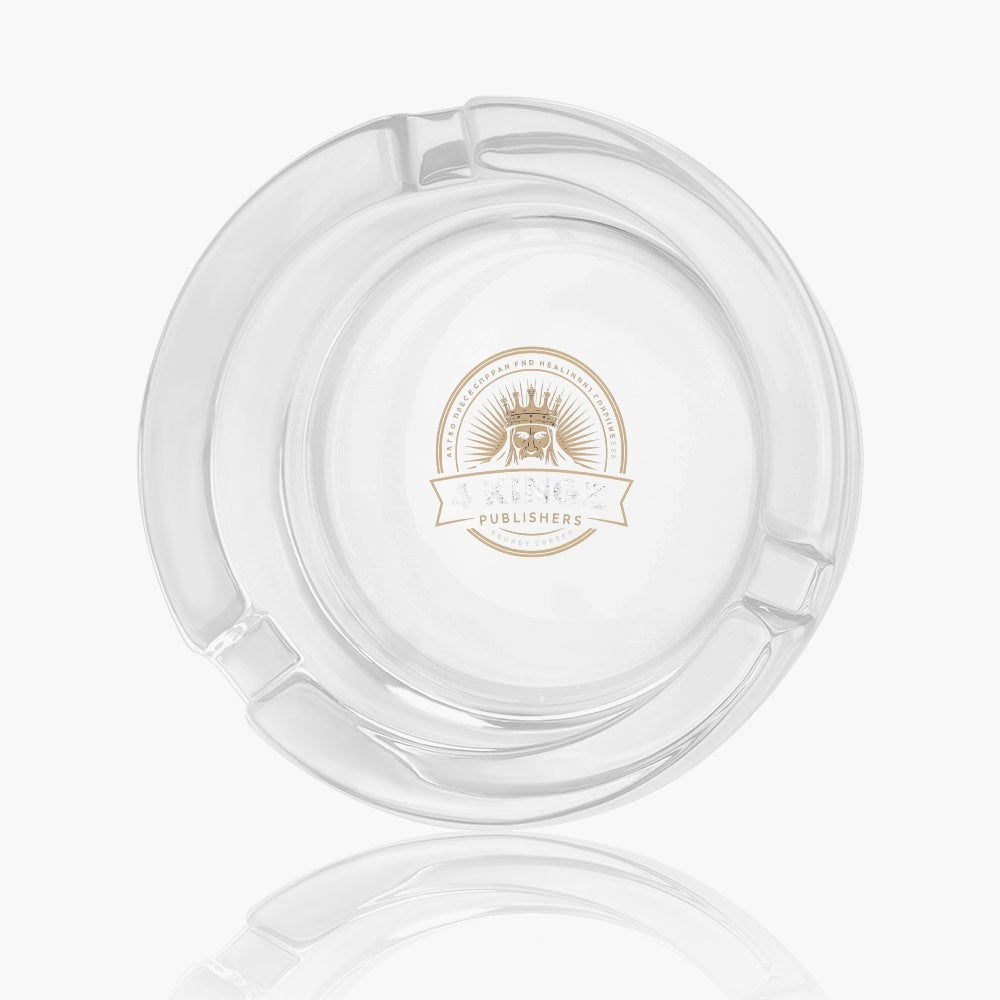 4 Kingz publishers Glass Ashtray