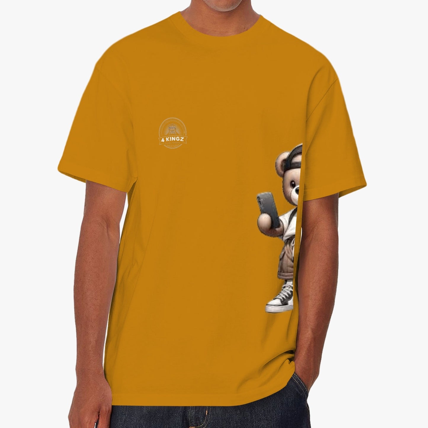 4 Kingz publishers teddy bear Unisex Garment-Dyed T-shirt