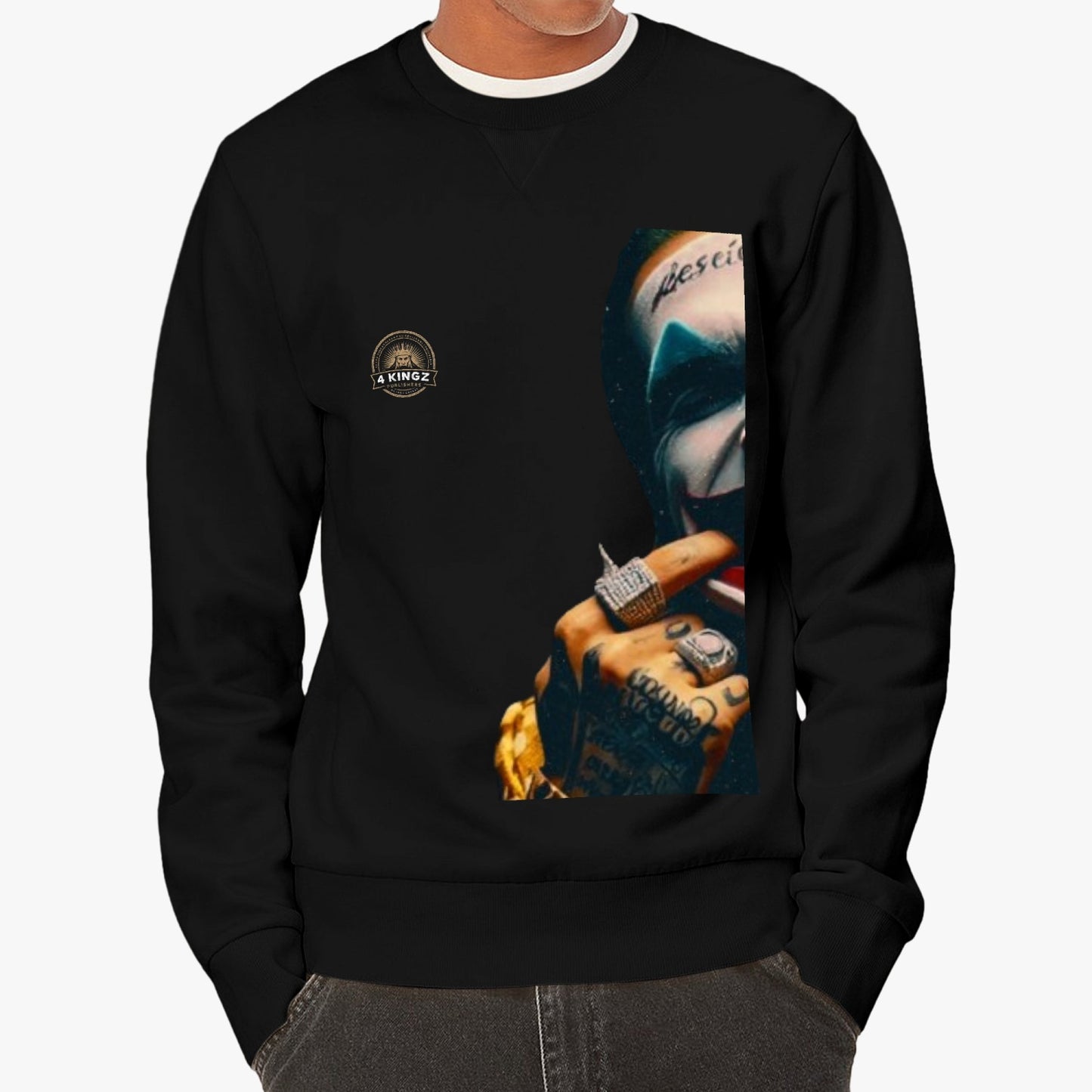 4 Kingz publishers jocker. Unisex Crewneck Sweatshirt