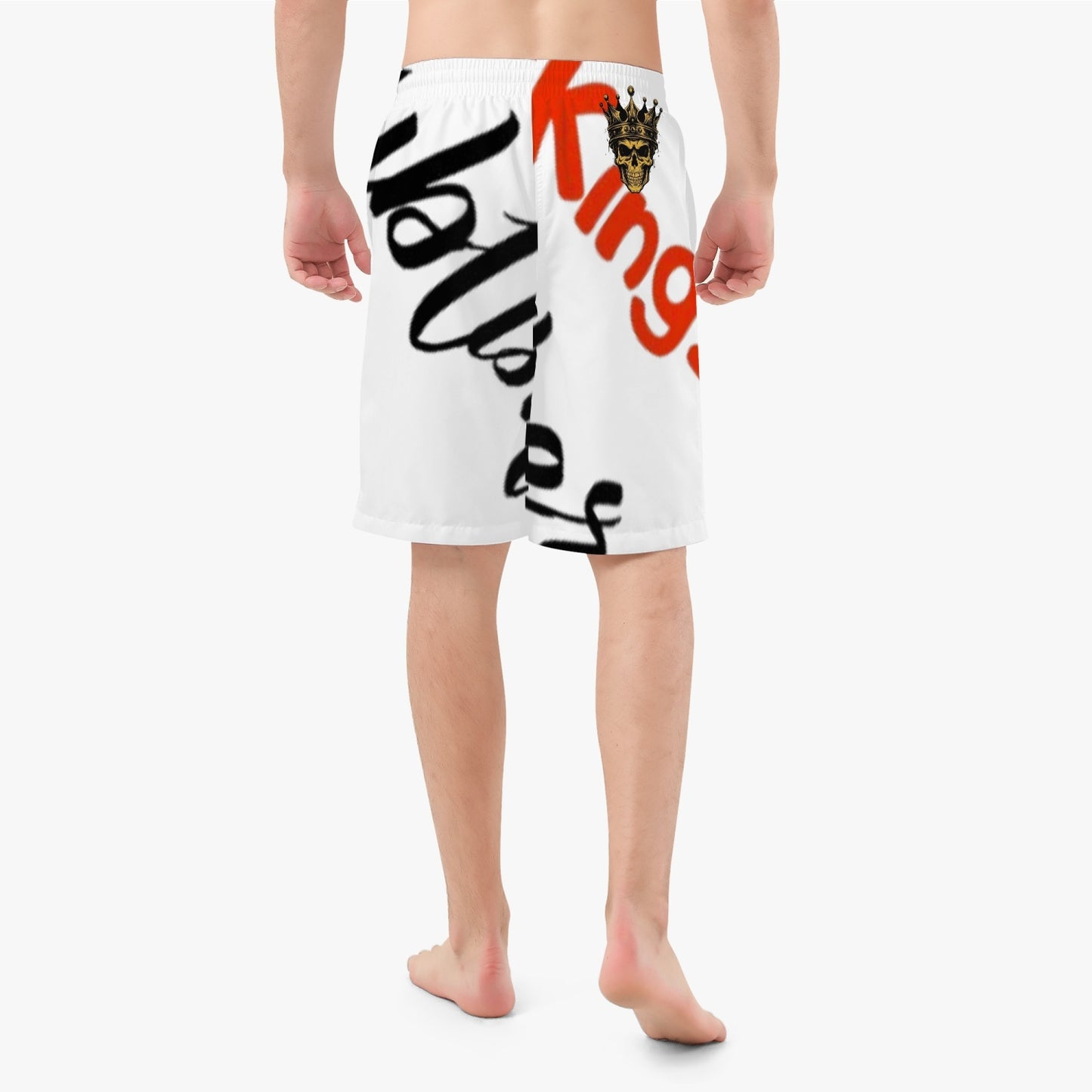 4 kingz publishers logo collabo AOP Men’s Board Shorts