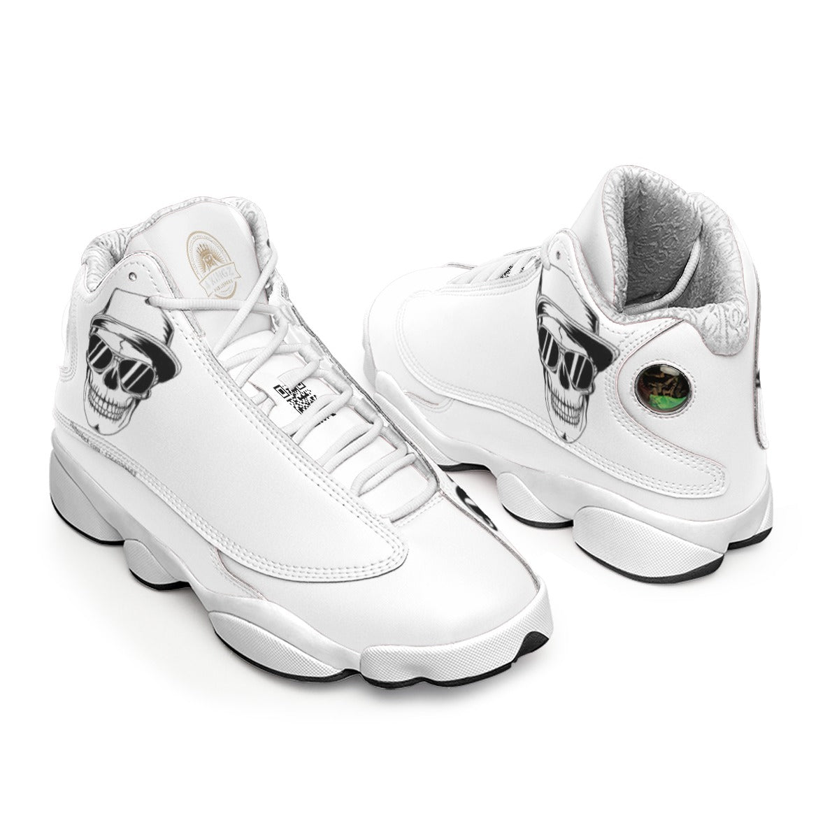 4 Kingz publishers - skeleton X publishers Curved Basketball Shoes With Thick Soles