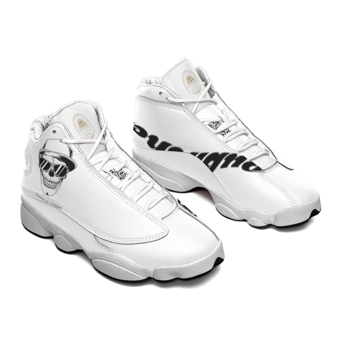 4 Kingz publishers - skeleton X publishers Curved Basketball Shoes With Thick Soles
