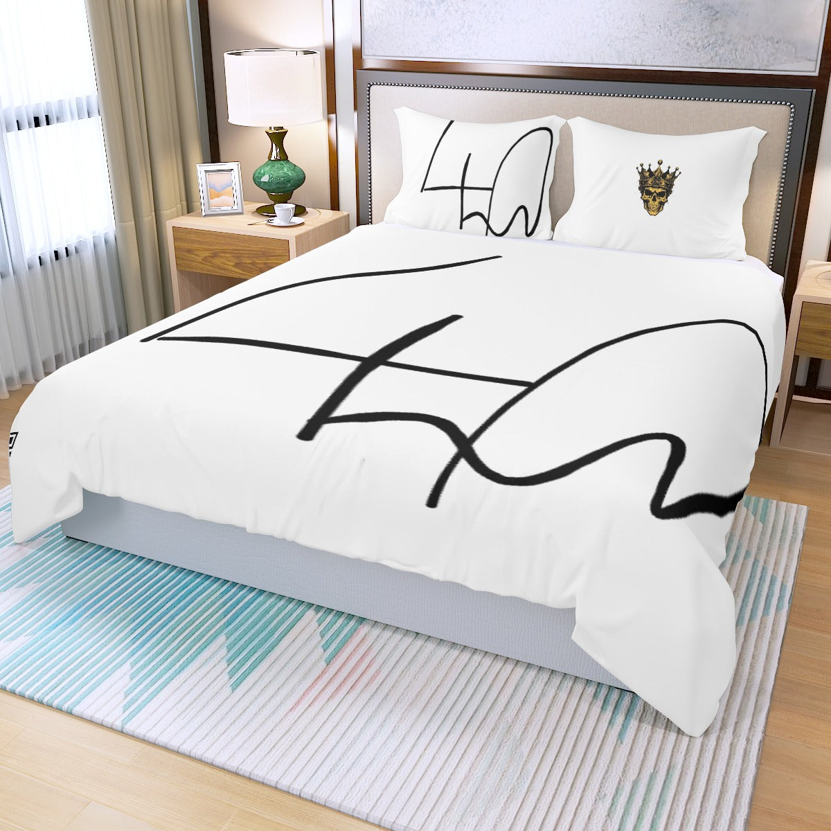 4 kingz publishers Three Piece Duvet Bedding Set