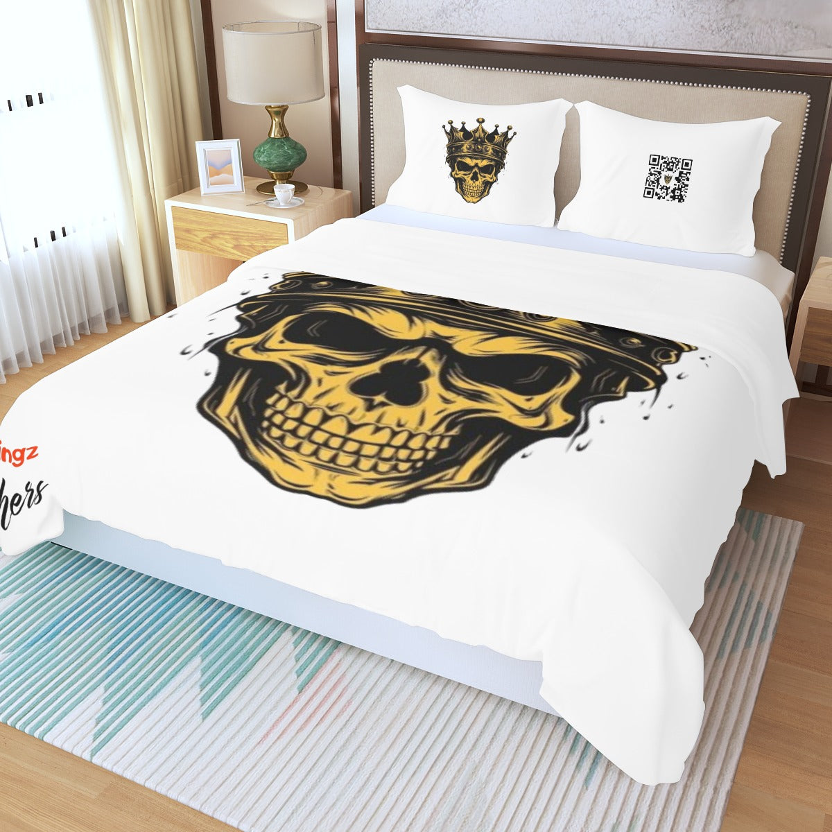 4 kingz publishers Three Piece Duvet Bedding Set