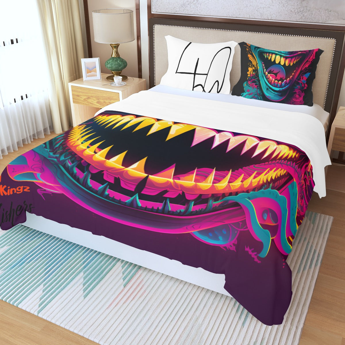 4 kingz publishers Three Piece Duvet Bedding Set