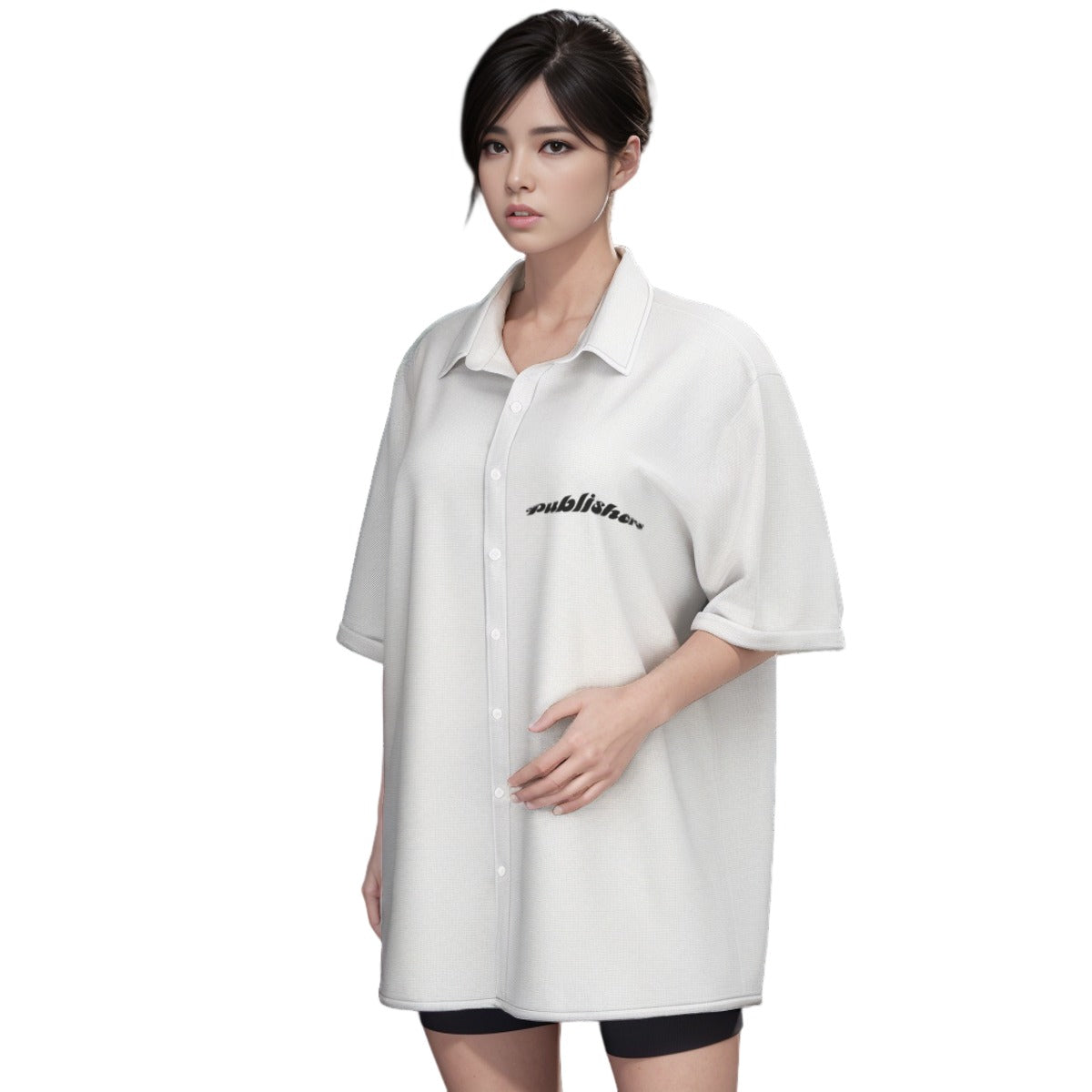 4 Kingz publishers - skeleton X publishers Unisex Shirt With Folding Sleeve