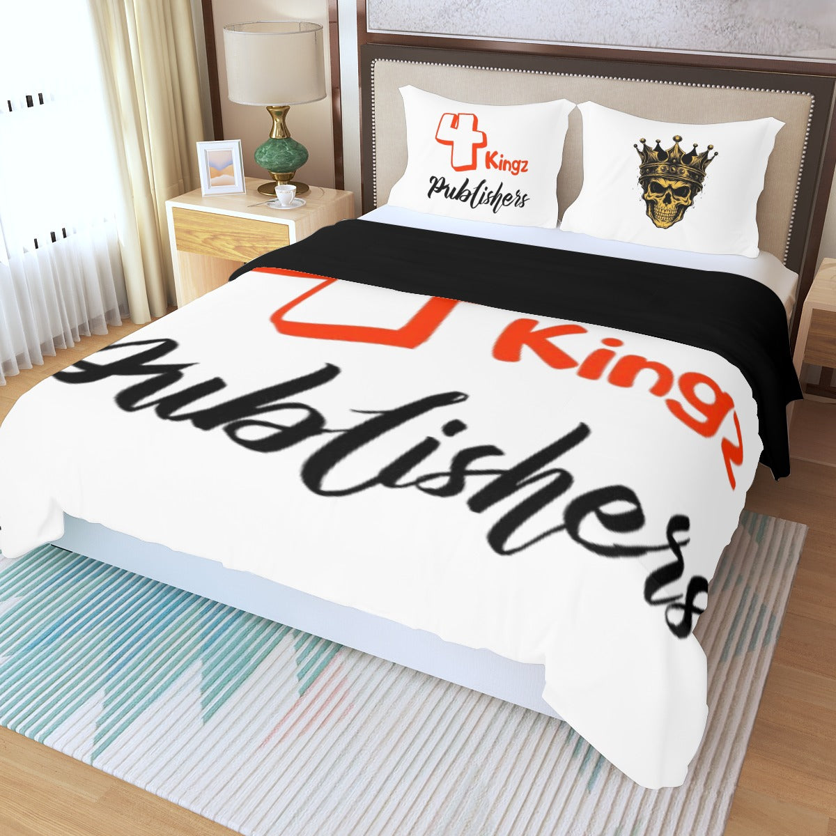 4 kingz publishers Three Piece Duvet Bedding Set