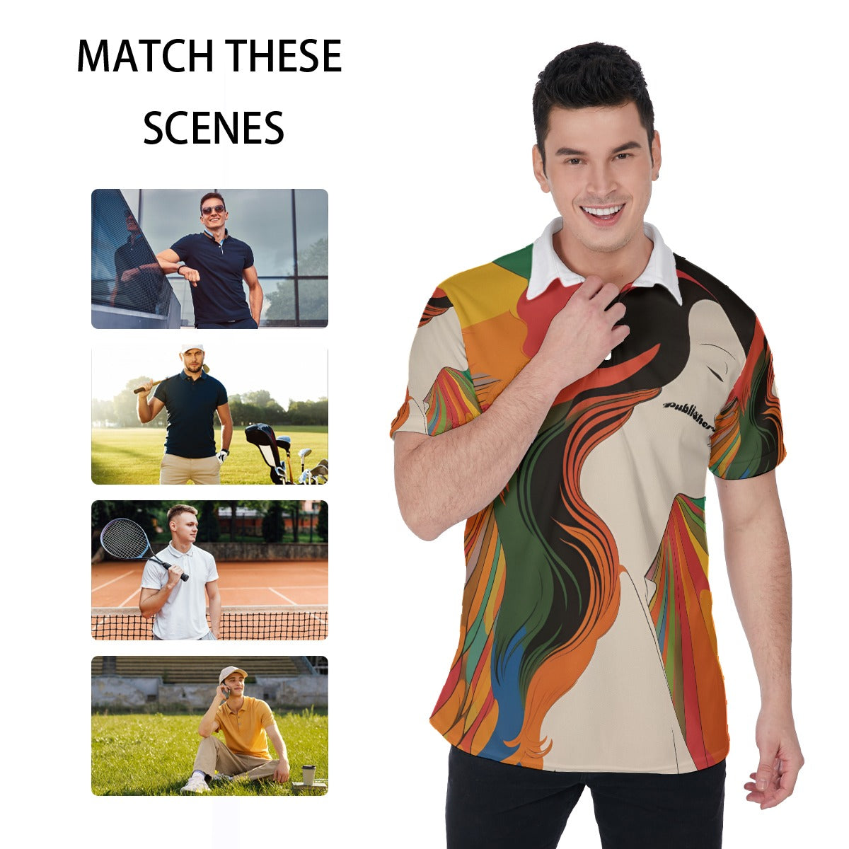 4 Kingz publishers - Men's Polo Shirt