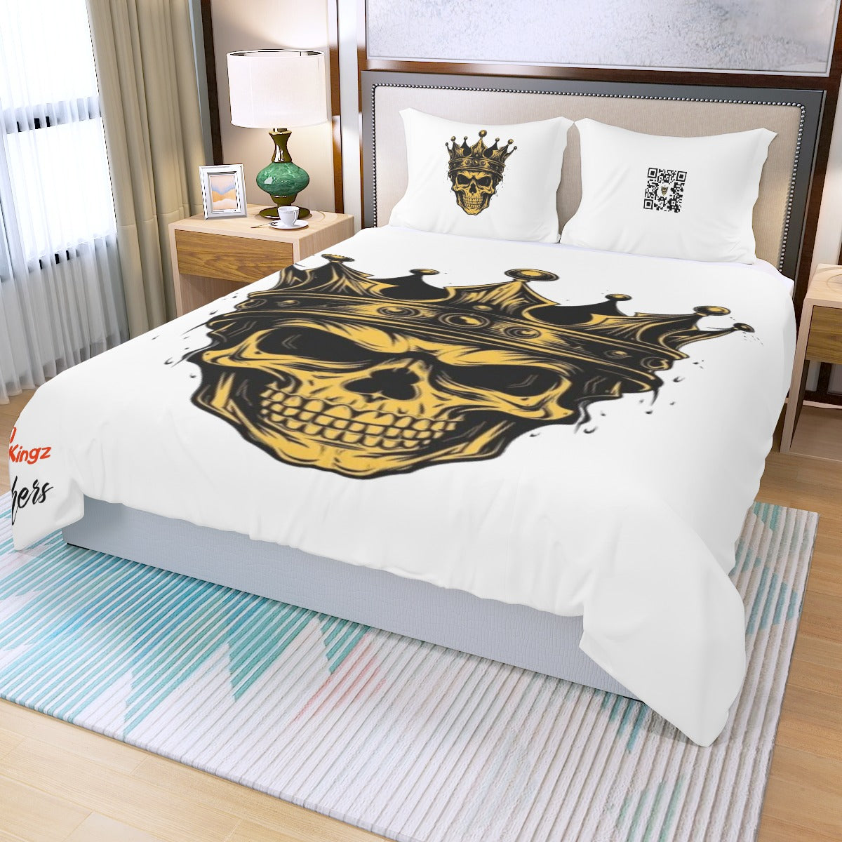 4 kingz publishers Three Piece Duvet Bedding Set