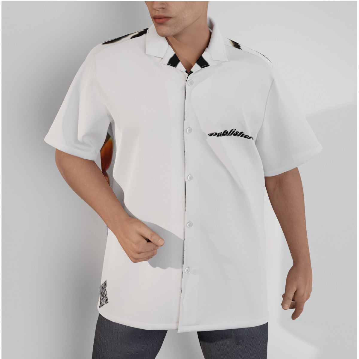 4 Kingz publishers -Hawaiian Shirt With Button Closure
