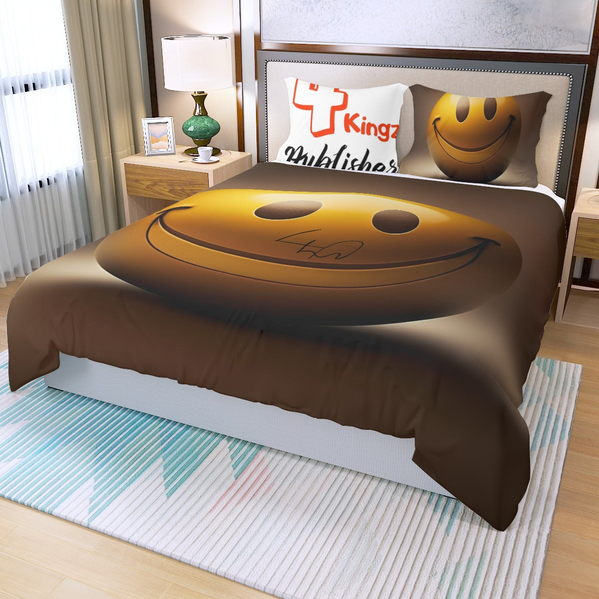 4 kingz publishers Three Piece Duvet Bedding Set