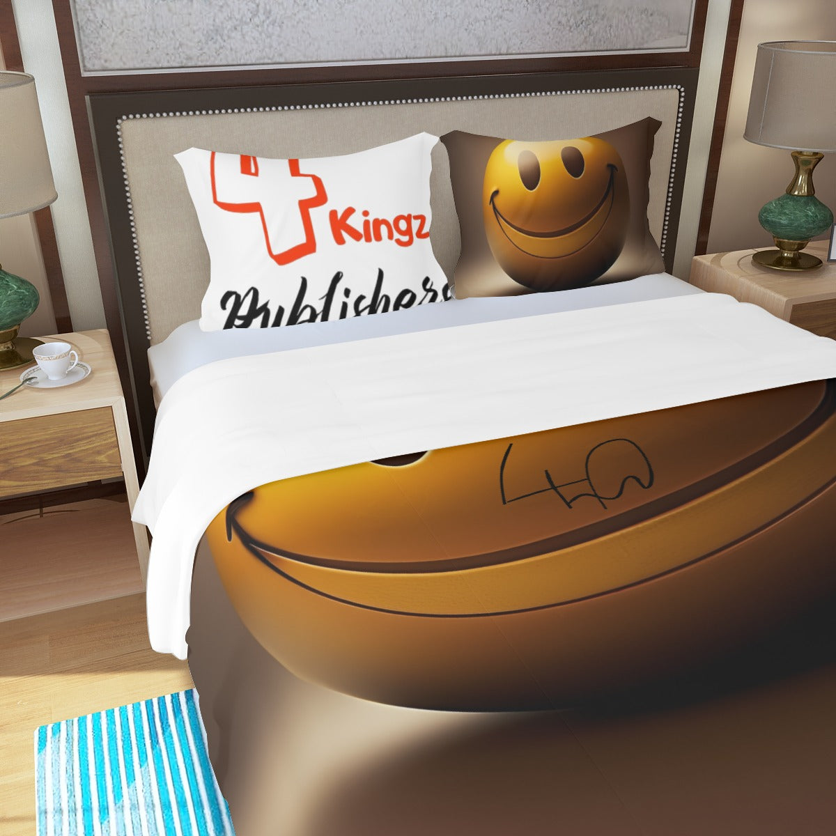 4 kingz publishers Three Piece Duvet Bedding Set