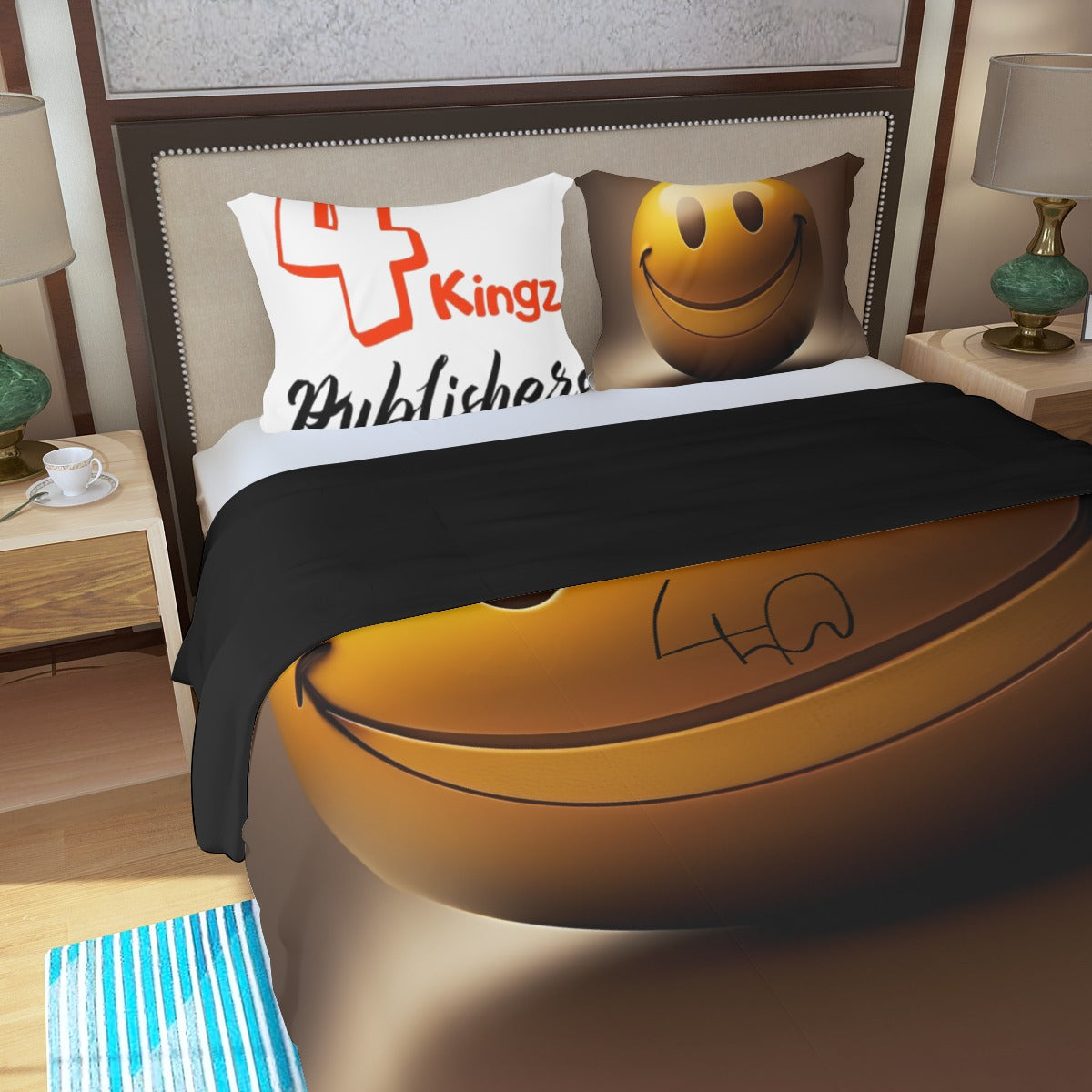 4 kingz publishers Three Piece Duvet Bedding Set