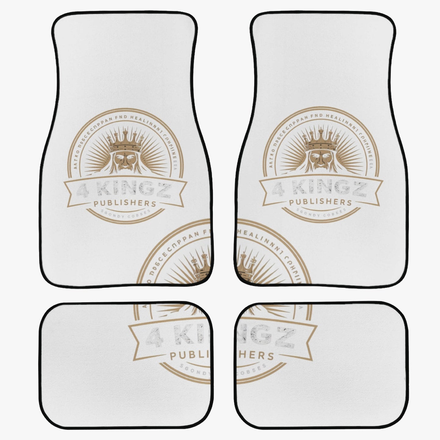 4 Kingz publishers Car Floor Mats - 4Pcs