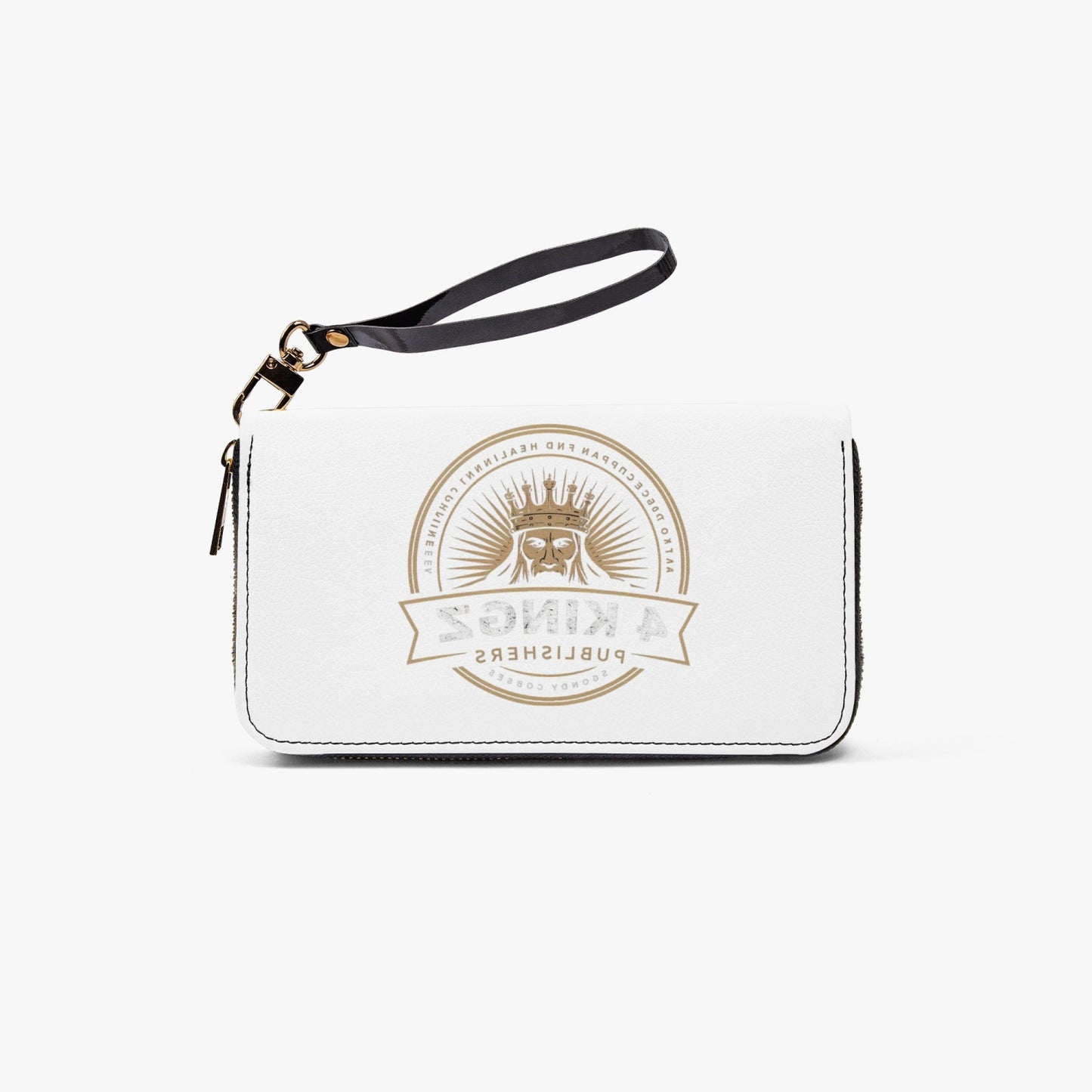 4 Kingz publishers 982. PU Leather Strap Zipper Wallet