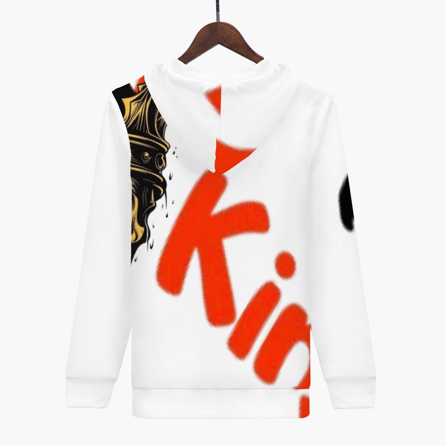 4 kingz publishers logos collabo Men's AOP Full Zip Up Hoodie