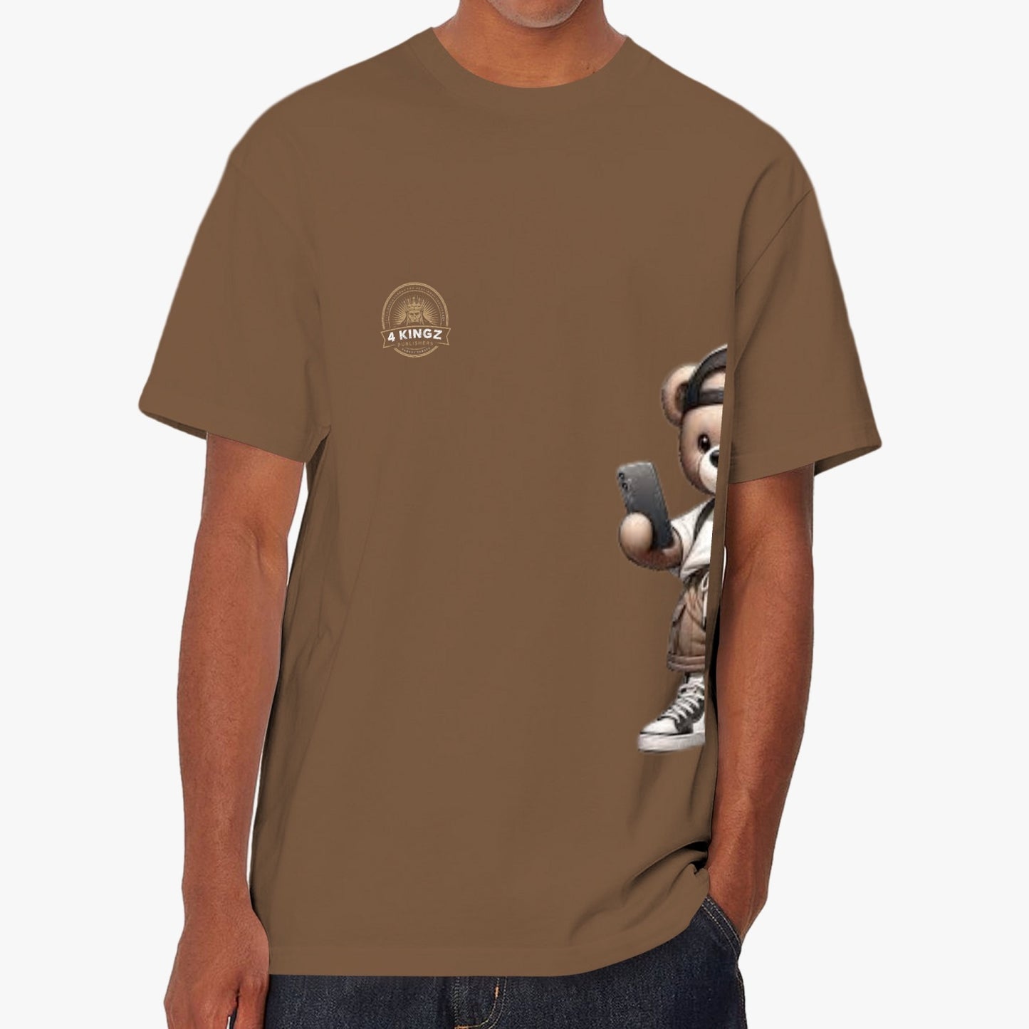4 Kingz publishers teddy bear Unisex Garment-Dyed T-shirt