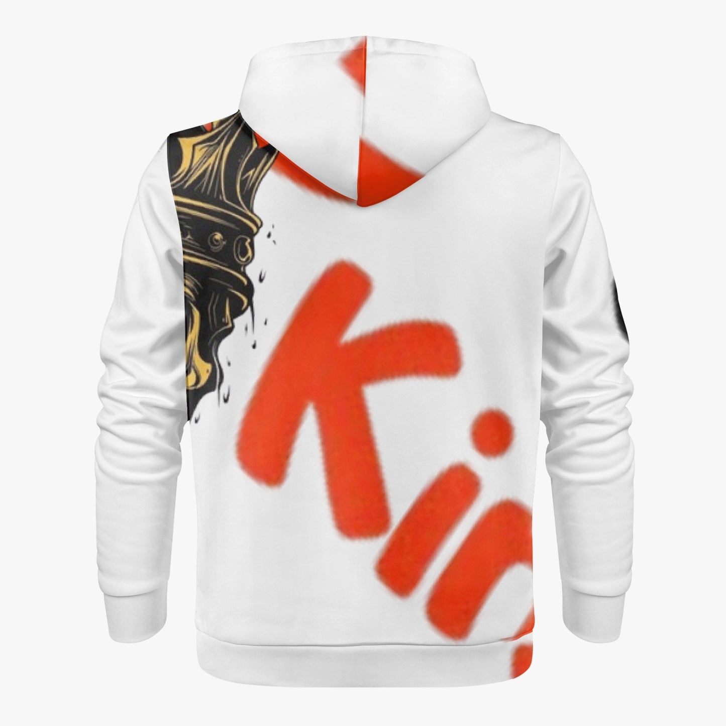 4 kingz publishers logos collabo Men's AOP Full Zip Up Hoodie