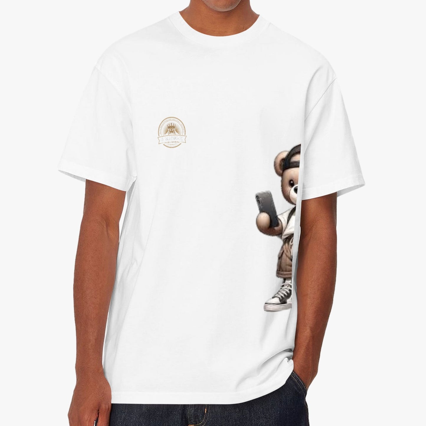 4 Kingz publishers teddy bear Unisex Garment-Dyed T-shirt