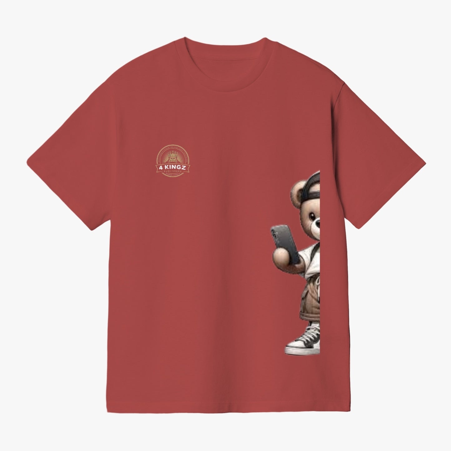 4 Kingz publishers teddy bear Unisex Garment-Dyed T-shirt