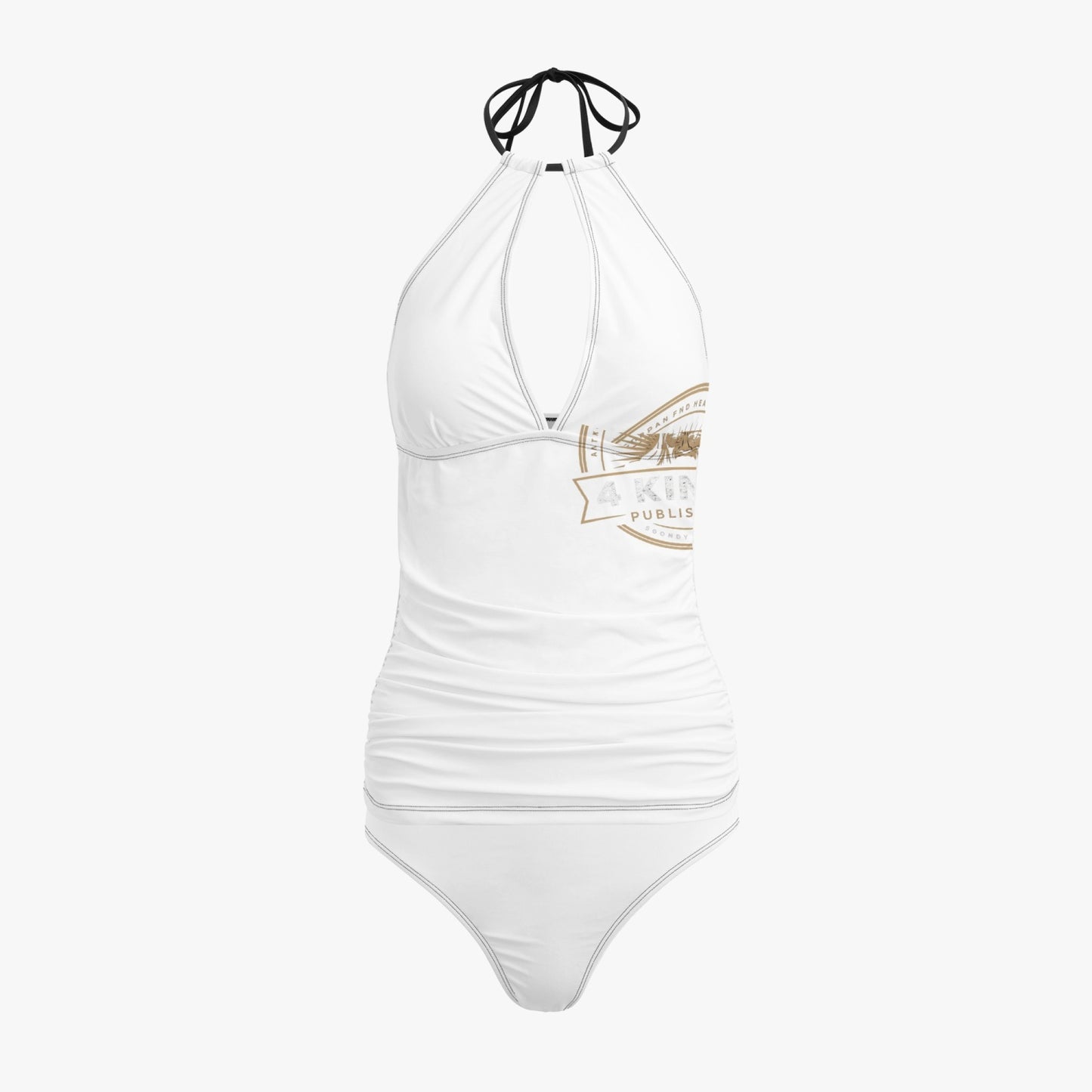 4 Kingz publishers Halter Top Two-Piece Tankini Swimsuit
