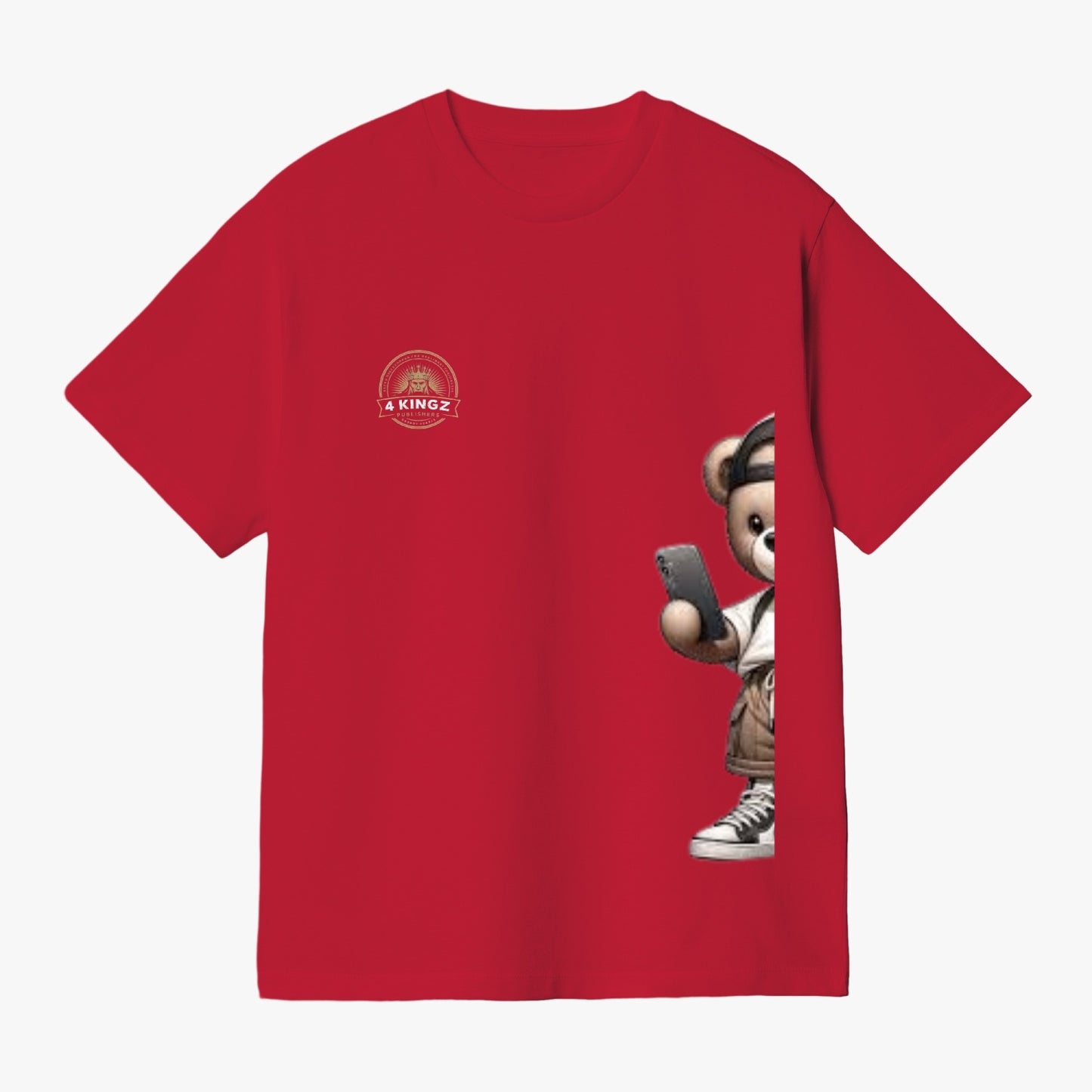 4 Kingz publishers teddy bear Unisex Garment-Dyed T-shirt