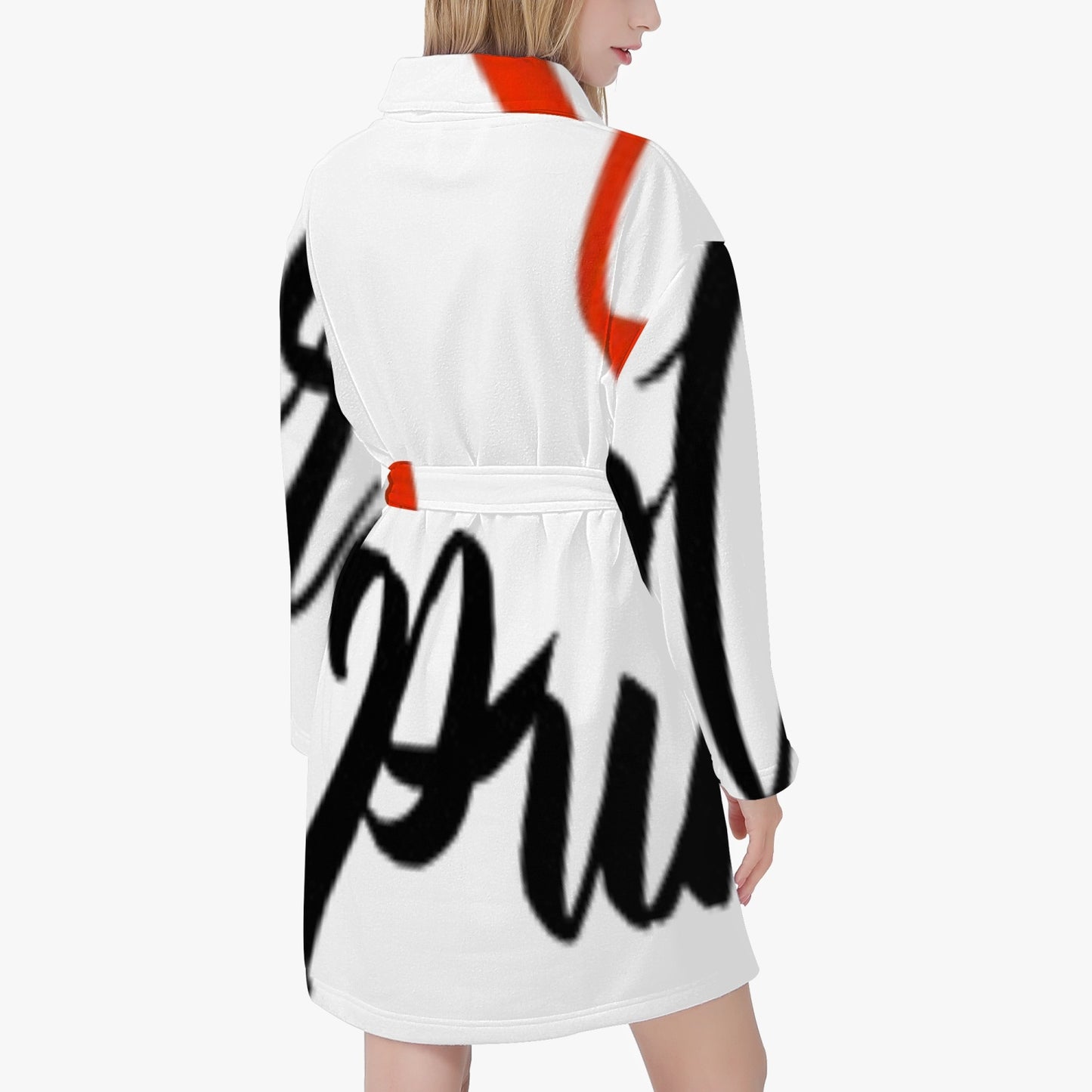4 kingz publishers double logo collabo Women's Loose-fitting Bathrobe