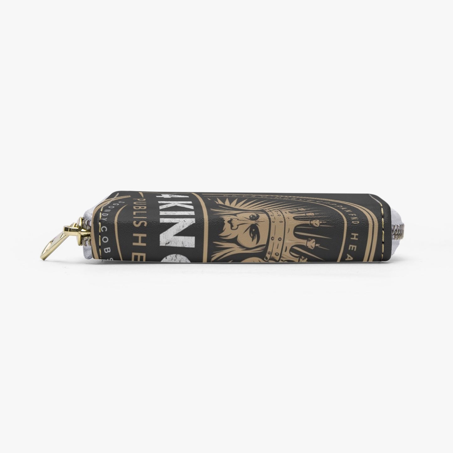 4 Kingz publishers - black Short Type Zipper Card Holder