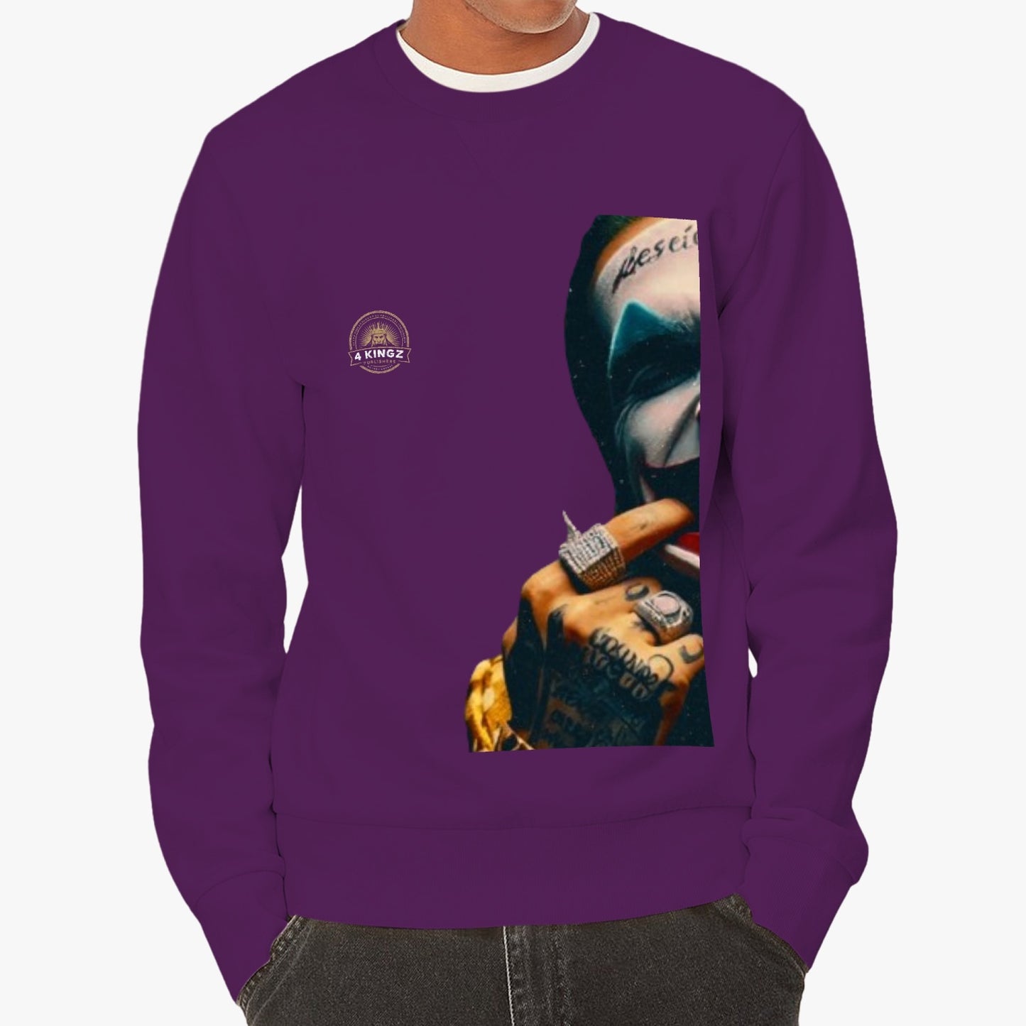 4 Kingz publishers jocker. Unisex Crewneck Sweatshirt