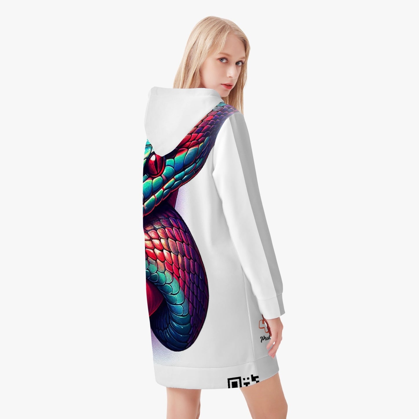 4 kingz publishers Women's AOP Hoodie Dress