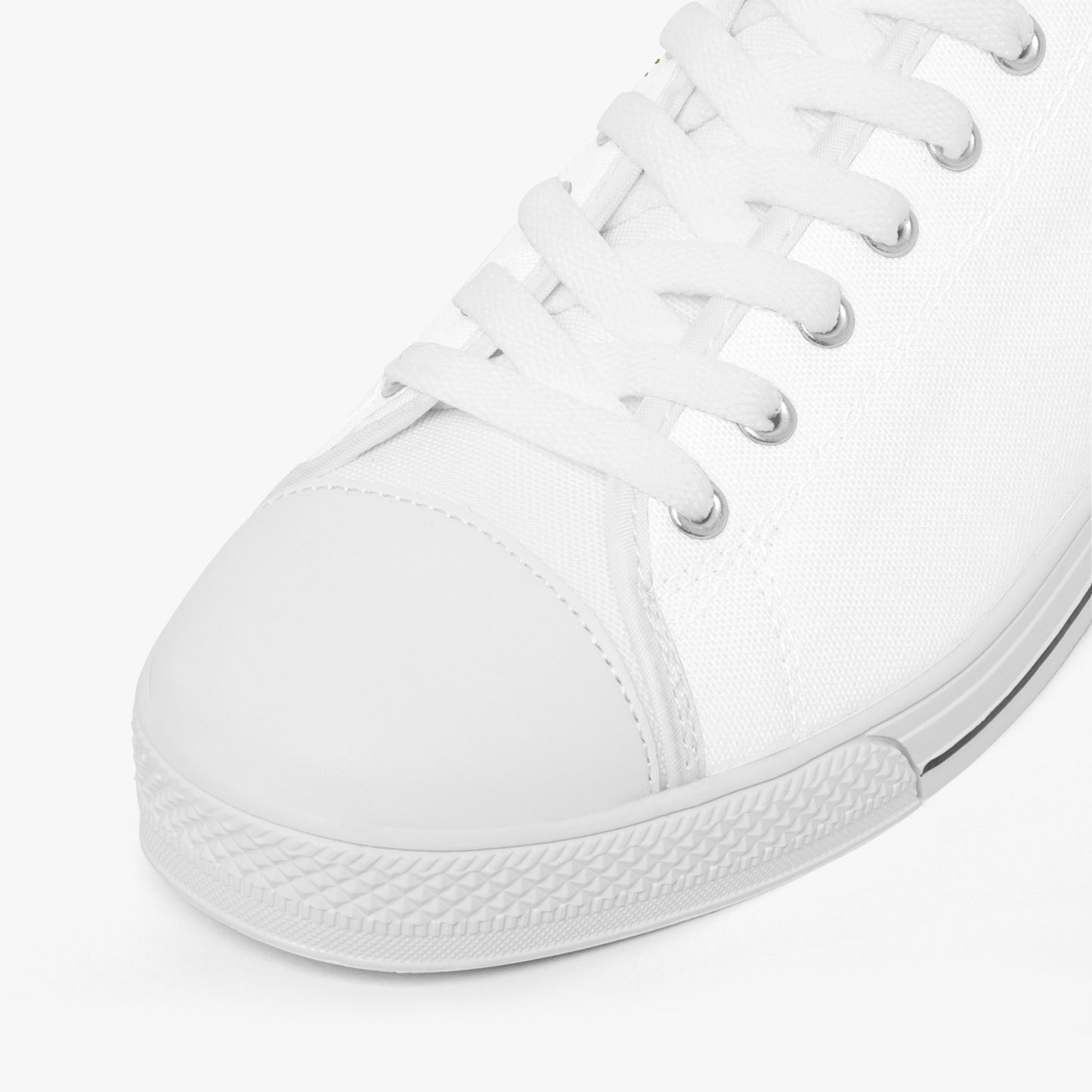 4 Kingz publishers -Classic Low-Top Canvas Shoes - White/Black