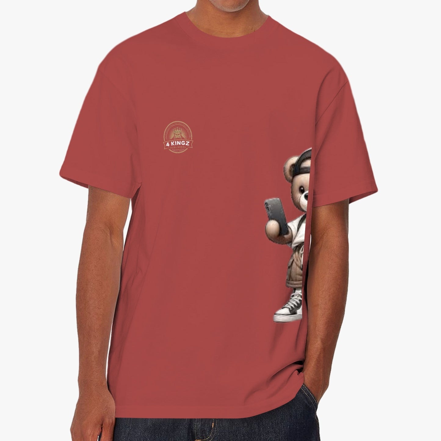 4 Kingz publishers teddy bear Unisex Garment-Dyed T-shirt