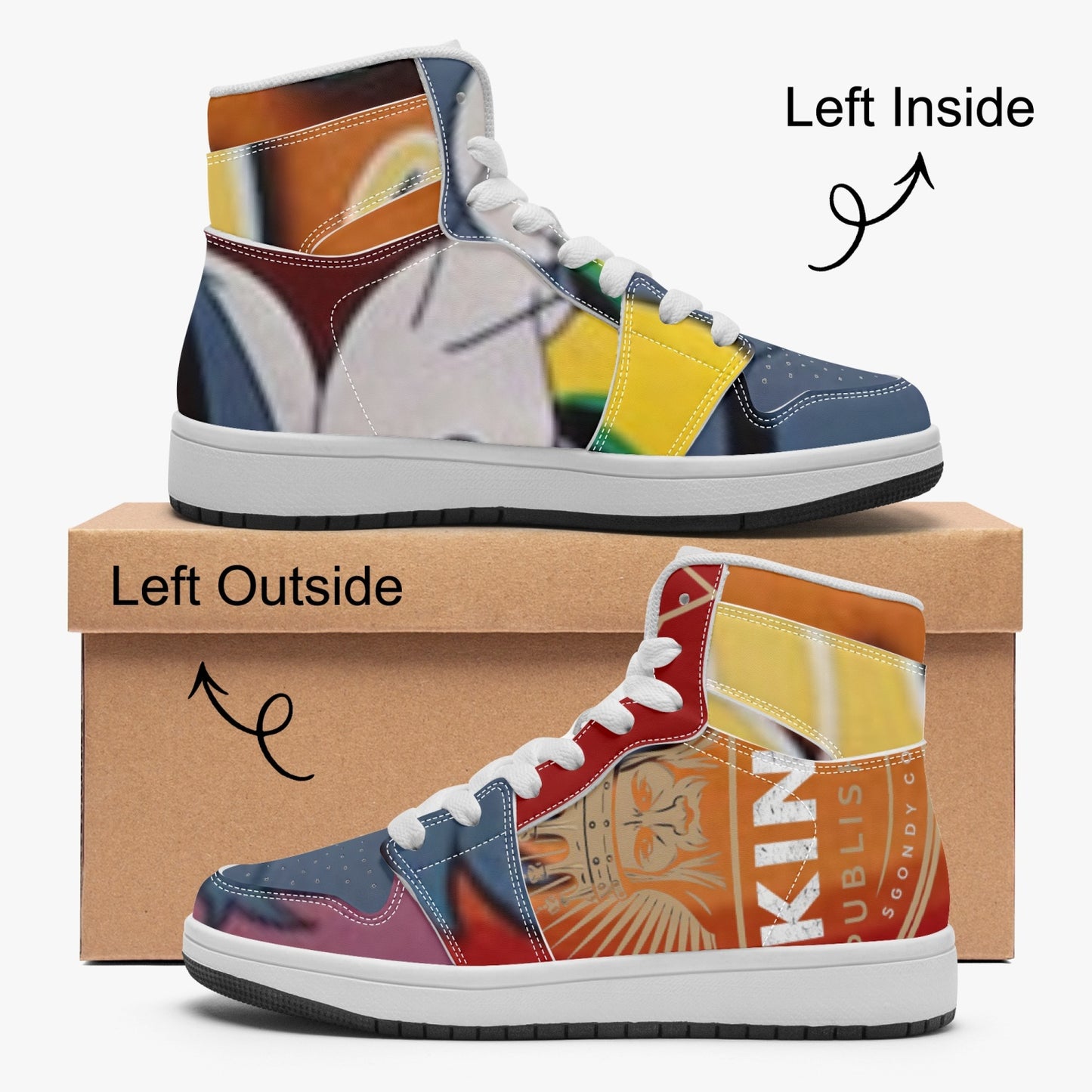 4 Kingz publishers AJ kids High-top Shoes