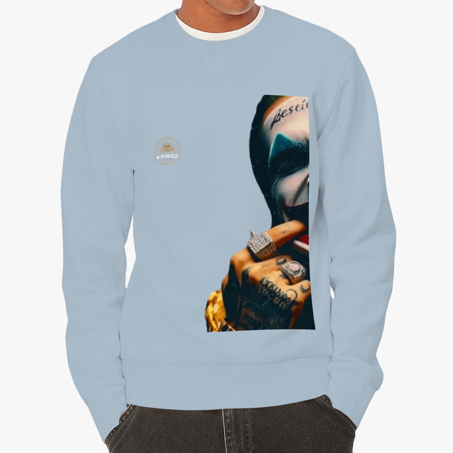 4 Kingz publishers jocker. Unisex Crewneck Sweatshirt