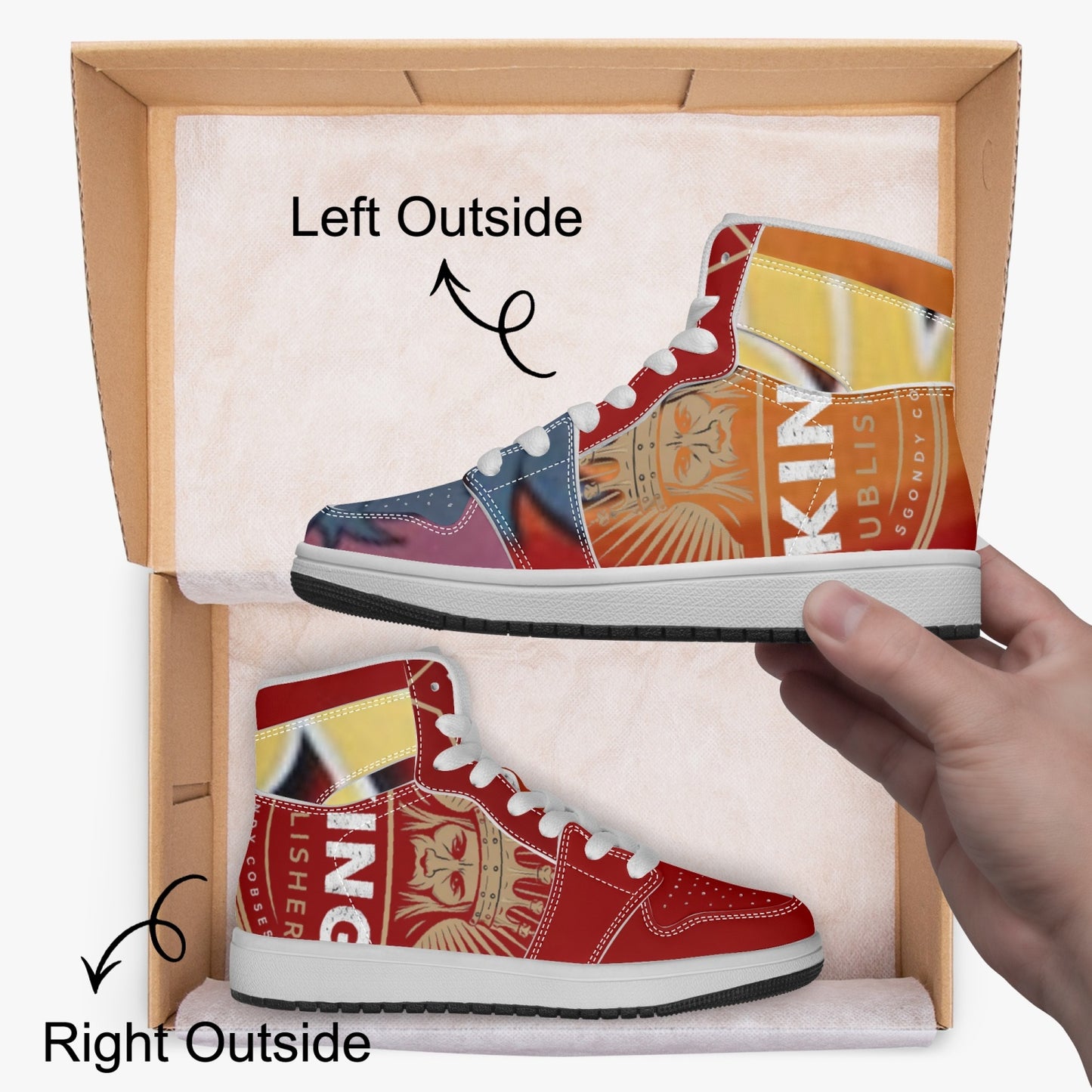 4 Kingz publishers AJ kids High-top Shoes