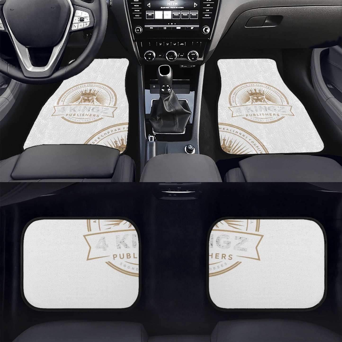 4 Kingz publishers Car Floor Mats - 4Pcs