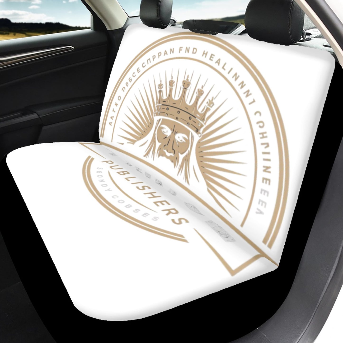 4 Kingz publishers Microfiber Car Seat Covers - 3Pcs