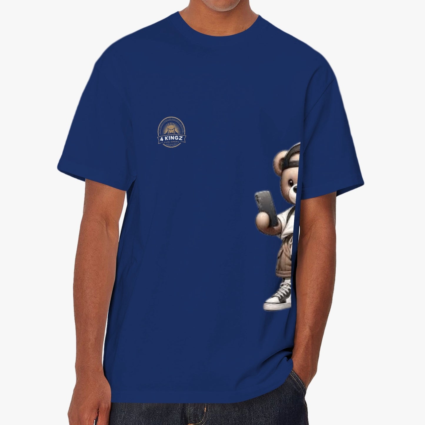 4 Kingz publishers teddy bear Unisex Garment-Dyed T-shirt