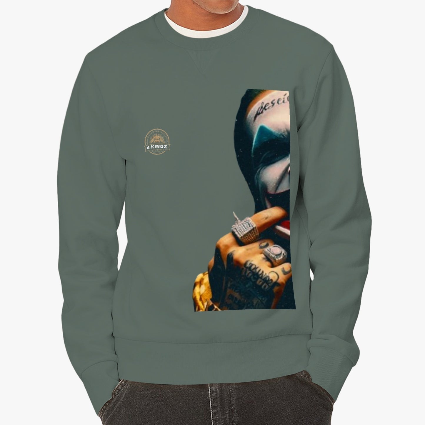4 Kingz publishers jocker. Unisex Crewneck Sweatshirt