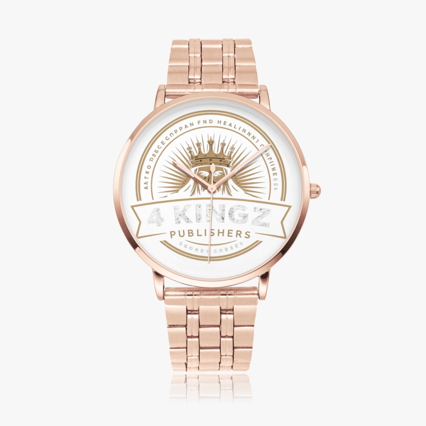 4 Kingz publishers Instafamous Steel Strap Quartz watch