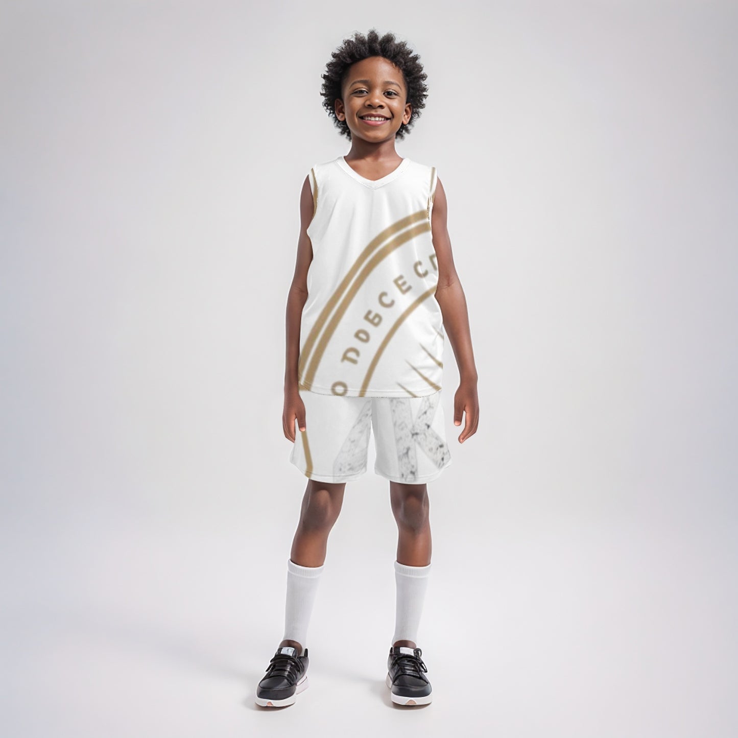 4 Kingz publishers 1032. Kids Basketball Jersey Set