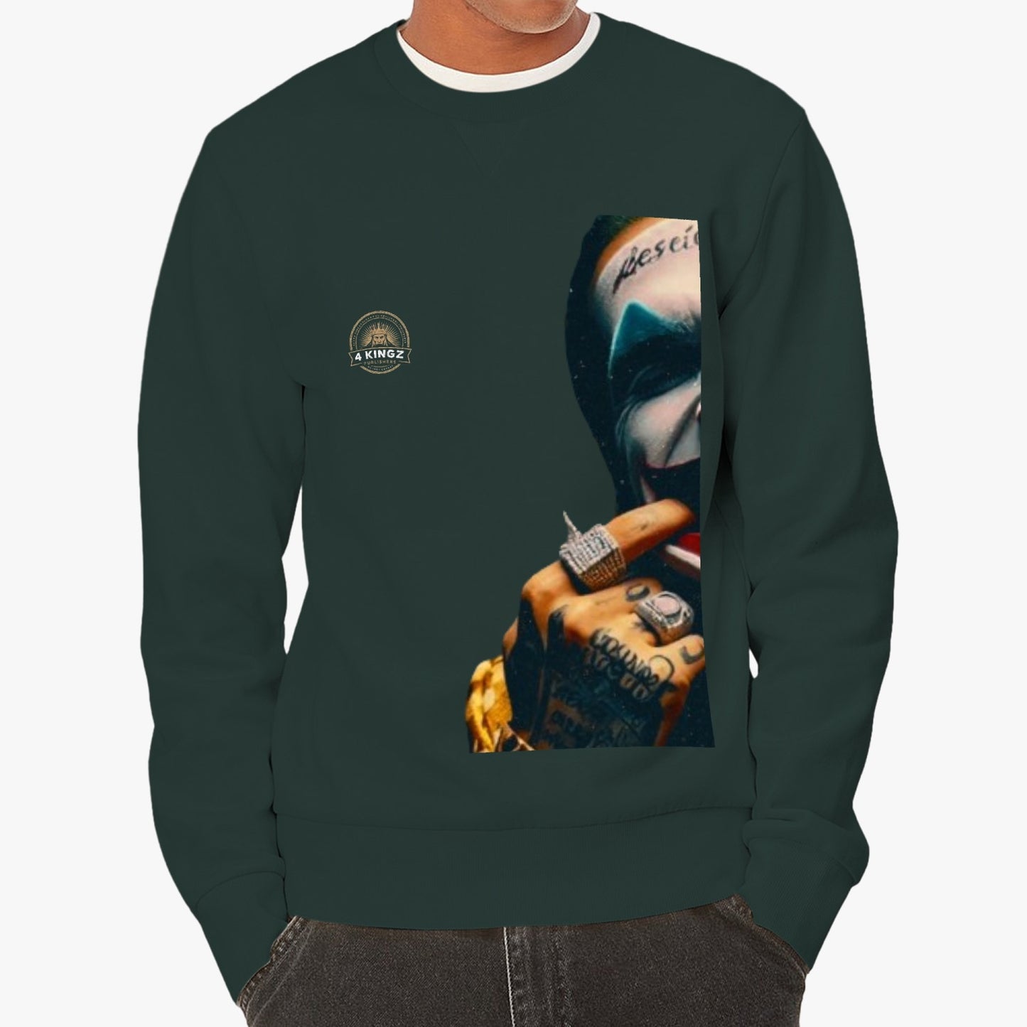 4 Kingz publishers jocker. Unisex Crewneck Sweatshirt