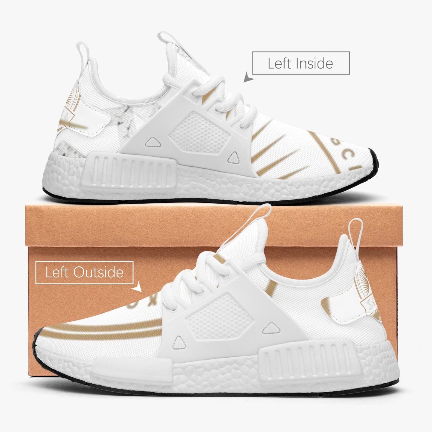 4 Kingz publishers Lightweight Athletic Sneakers - Backstay Printable