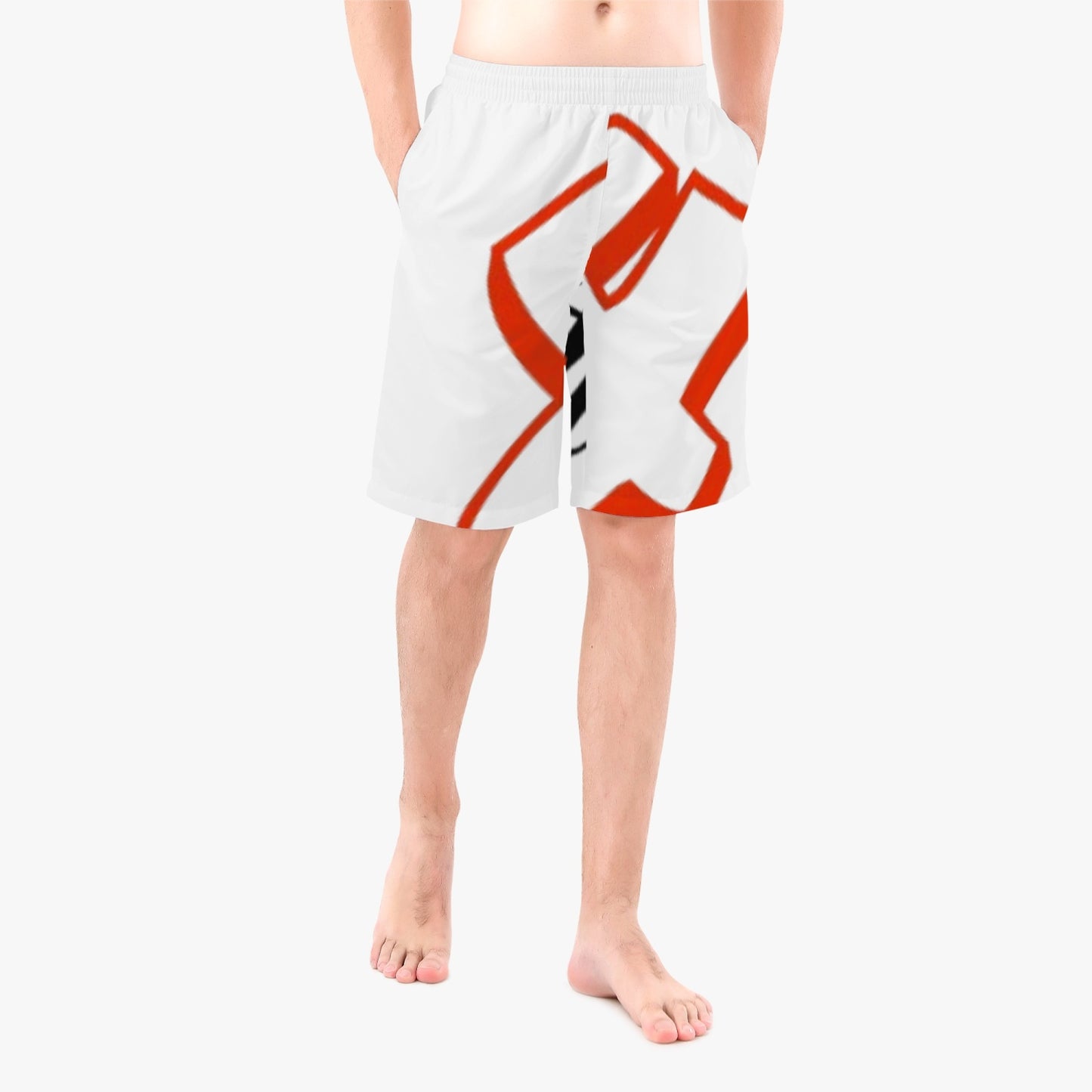 4 kingz publishers logo collabo AOP Men’s Board Shorts