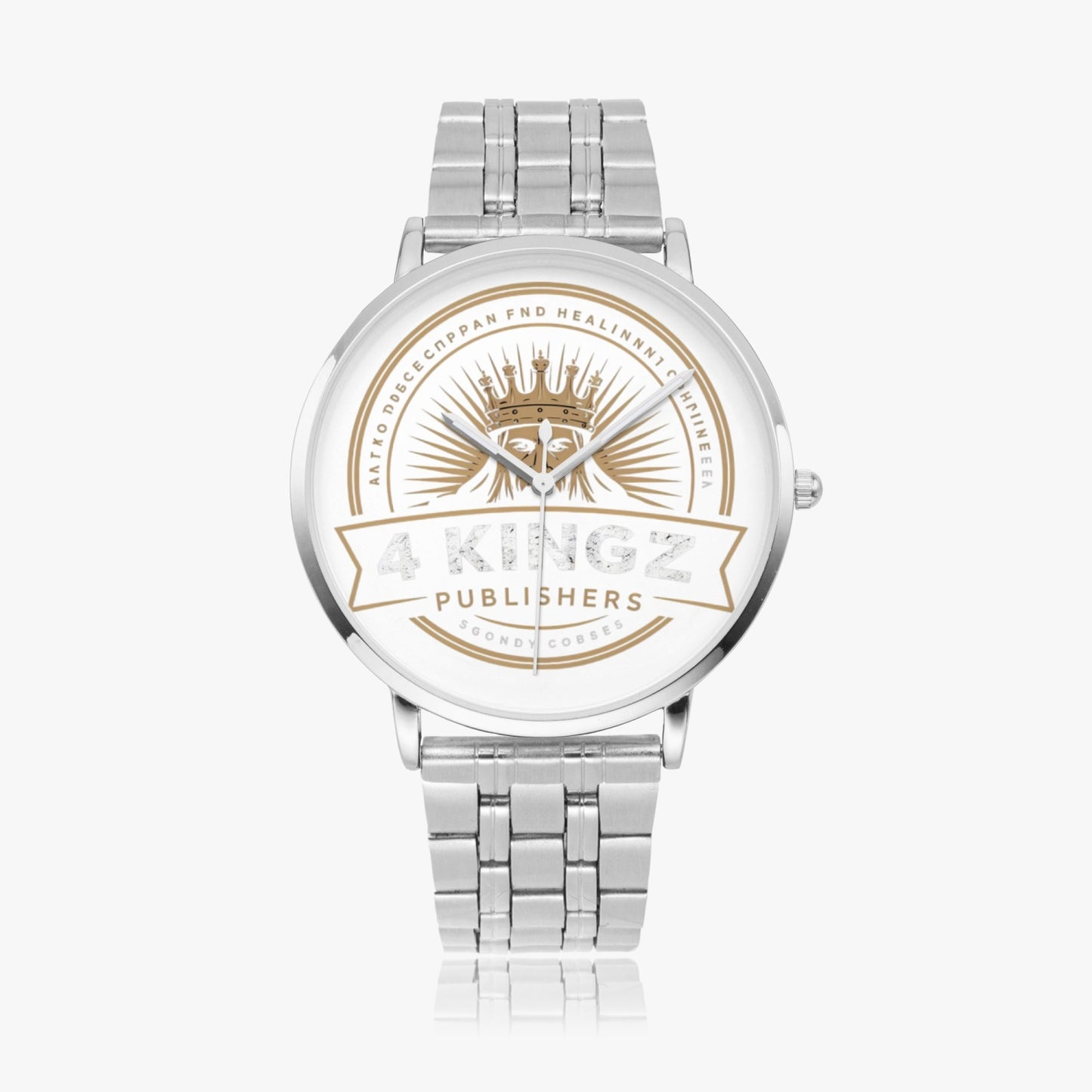 4 Kingz publishers Instafamous Steel Strap Quartz watch