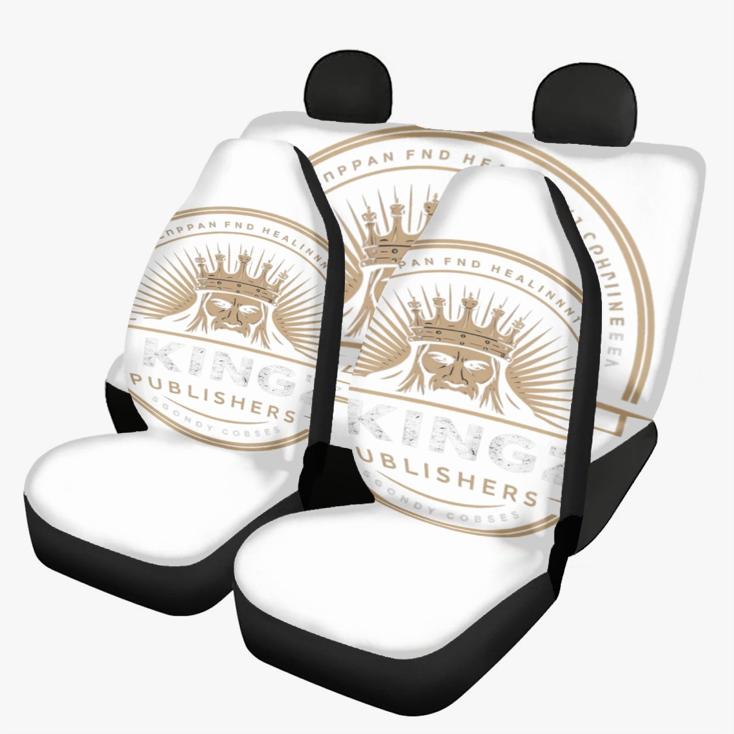 4 Kingz publishers Microfiber Car Seat Covers - 3Pcs